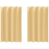  Zavjese za blackout s prstenovima 2 pcs Bež 175 x 140 cm | shoptok.hr