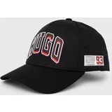 Hugo Bombažna bejzbolska kapa črna barva