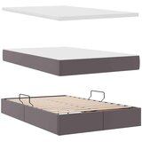  Krevet s od storage s madracem Siva 120 x 200 cm Lažna koža | shoptok.hr