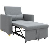 SOFA na razvlačenje Singl Svjetlosiva 90 x 165 x 87 cm tkanina | Eponuda.ba