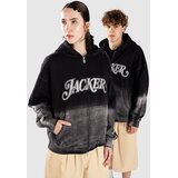 Jacker Curve Logo Gradient Washed Jopa s kapuco black | Shoptok.si