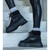 Gemre Black ankle boots on a thick sole with fur Best | Eponuda.ba