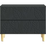  Noćni ormarić Crna 62 x 34,5 x 48 cm Konstruirano drvo | shoptok.hr