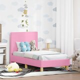  Okvir kreveta za malu djecu s naslonom Ružičasta 70 x 140 cm | shoptok.hr