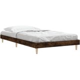  Okvir kreveta bez madraca dimljena boja hrasta 90x200 cm drveni | shoptok.hr