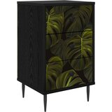 Noćni ormar ELBURG Crni hrast 36 x 33 x 61 cm Konstruirano drvo | shoptok.hr