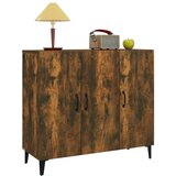  Komoda boja dimljenog hrasta 90 x 34 x 80 cm konstruirano drvo | shoptok.hr