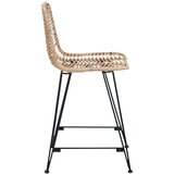  Barski stolac 2 pcs 44,5 x 54,5 x 97,5 cm Ratan i čelik | shoptok.hr