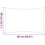 Vrtni jastuci s prugastim uzorkom 2 kom 60 x 40 cm mornarsko plavi | shoptok.hr