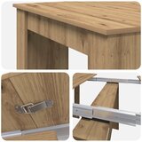  Blagovaonski stol Hrast artisan 180 x 85 x 75 cm | shoptok.hr