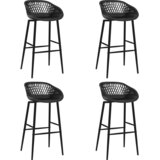  Barske stolice 4 kom crne | shoptok.hr