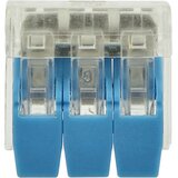 Geko 10x Hitra inštalacijska sponka - trojni konektor sponka 3x0,2-4mm2 G03083 | Shoptok.si
