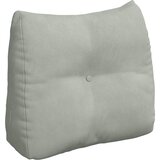  Jastuk za leđa Svijetlo siva 60 x 24 x 50 cm Baršun | shoptok.hr