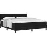 vidaXL Postelja boxspring z vzmetnico Črna 180 x 200 cm blago, (5000126073) | Shoptok.si