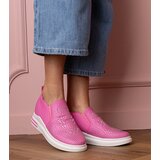 Gemre Pink women's sneakers with rhinestones on a hidden wedge Jeremi | Shoptok.si
