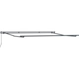 vidaXL Ručno upravljana retractilna tenda Svjetlosiva 450x300 cm, Materijal za zamjenu tende za okvir 4.5x3 m Svjetlosiva | shoptok.hr