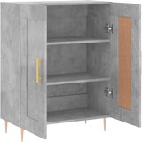  Komoda siva boja betona 69,5x34x90 cm od konstruiranog drva | shoptok.hr