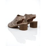 Resti Women's Elira Openwork Low Heel Sandals | shoptok.hr