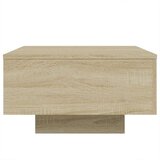 vidaXL Stolić za kavu boja hrasta 55x55x31 cm od konstruiranog drva | shoptok.hr