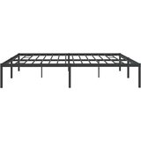 Metalni okvir za krevet crni 200x200 cm | shoptok.hr