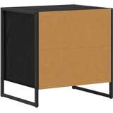  Noćni ormarić Crni hrast 50 x 39,5 x 50 cm Konstruirano drvo | shoptok.hr