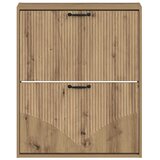  Ormar za cipele na zidu HOORN 71 x 17 x 86 cm Konstruirano drvo - Hrast artisan | shoptok.hr