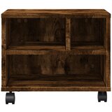  Stalak za pisač s kotačima boja hrasta 41x32x34,5 cm | shoptok.hr