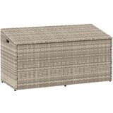 vidaXL Vrtna kutija za pohranu svijetlosiva 110x50x58 cm od poliratana cijene