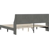  Krevetna konstrukcija Tamnosiva 183 x 213 cm Baršun | shoptok.hr