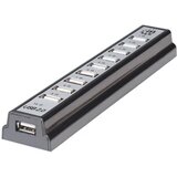 Manhattan USB HUB 10port 161572 2.0/480Mbps/Crni | ePonuda.com