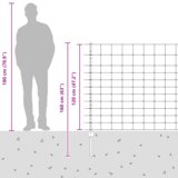 vidaXL Stupovi za ograde 22 kom U kanal 120 cm Pocinčani čelik | shoptok.hr