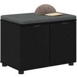  Haldna klop z blazino z vrati Črna Orehovina 60 x 38 x 46 cm, (5000155672) | Shoptok.si