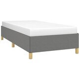 Okvir za krevet bez madraca tamnosivi 90x190 cm od tkanine | shoptok.hr