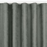  Curtain MILANA color gray style classic transparent wave tape 7 cm chenille 420x245 HOMEDE Cijene