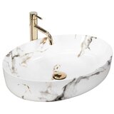 REA Bath Nadgradni umivaonik REA Queen Carrara Shiny | shoptok.hr