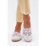 Boto Lace Women's Espadrilles White Adelira | shoptok.hr