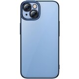 Baseus Komplet Glitter Transparent Case and Tempered Glass za iPhone 14 (moder), (20605140) Cene