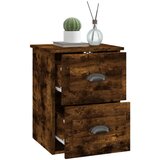  Zidni noćni ormarić boja dimljenog hrasta 41,5 x 36 x 53 cm | shoptok.hr