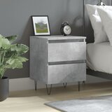vidaXL Nočna omarica betonsko siva 40x35x50 cm inženirski les Cene