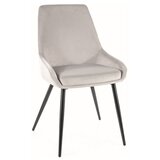  Stolica COBE - Tkanina - svijetlo siva | shoptok.hr