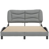  Okvir kreveta s LED-om bez madraca Hvar 140x200 cm od tkanine | shoptok.hr
