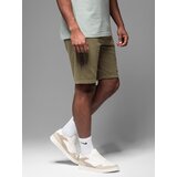 Ombre fitted men's printed short sweat shorts - olive | Eponuda.ba