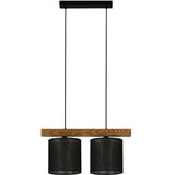  Brilagi - Visilica na sajli FOREST 2xE27/15W/230V borovina/crna | Eponuda.com