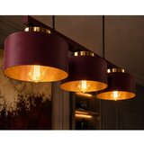  Luster na sajli IGNIA 3xE27/60W/230V bordo/zlatan | Eponuda.com