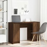 Maison Chic Pisalna miza - pisarniška miza - Računalniška miza rjav hrast 120x42x76 cm inženirski les, (21785060) | Shoptok.si