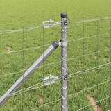  Vanjska Euro Ograda s Oštrim Šiljcima 10 x 0,6 m Srebrna Mreža | shoptok.hr