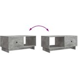 Klubska miza Betonsko siva 90 x 50 x 40 cm Inženirski les, (5000295555) | Shoptok.si