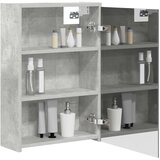  Kupaonski ormar s ogledalom Betonski sivi 43 x 16 x 62.5 cm | shoptok.hr