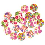 Junior crafty deco kraft dugmići cvetići 15mm 20k ( 137790 ) | ePonuda.com