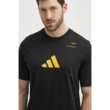 Adidas Kratka majica za vadbo črna barva, IS2409